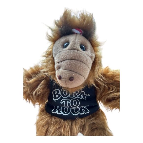 1988 ALF Alien‎ Plush Hand Puppet Doll Rocker Born to Rock - Picture 4 of 9